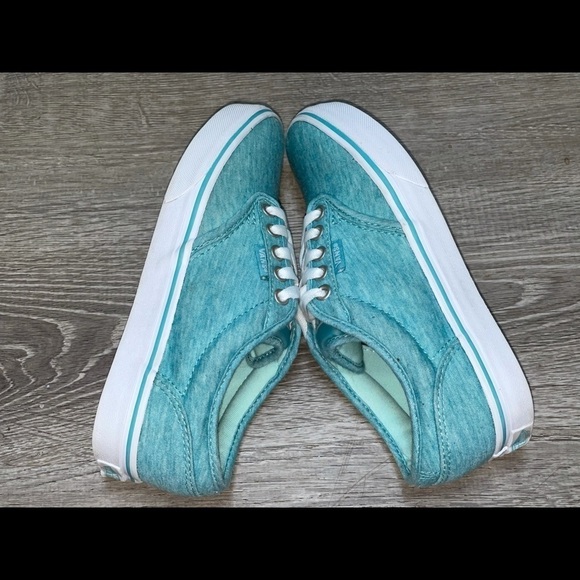 Vans classic turquoise women’s sneakers - Picture 4 of 6